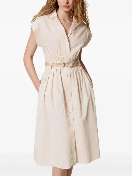 Rochie Twinset de costum roz
