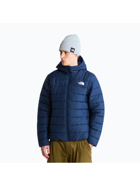 Geacă izolată pentru bărbați The North Face Aconcagua Hooded summit navy marină