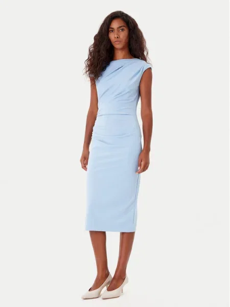 Rinascimento Rochie cocktail celest albastru