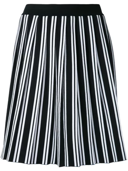 Fustă Balenciaga cu dungi negru