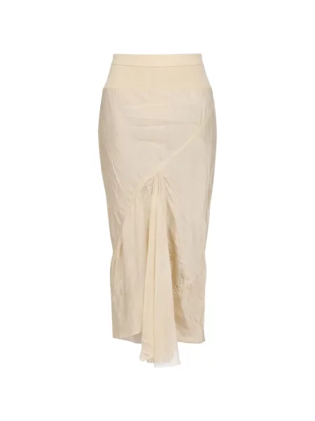 Spódnica midi Rick Owens w kształcie litery A