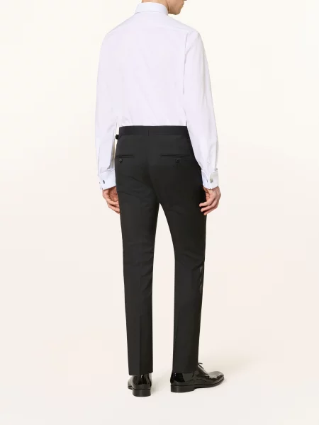 Tiger Of Sweden Kouřové Kalhoty Tenuta Slim Fit black černé