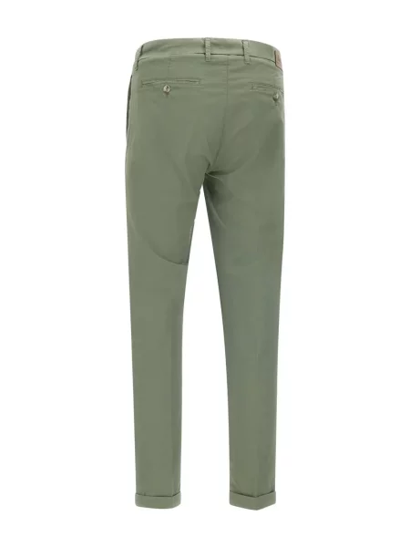 Pantaloni chino Re-hash verde