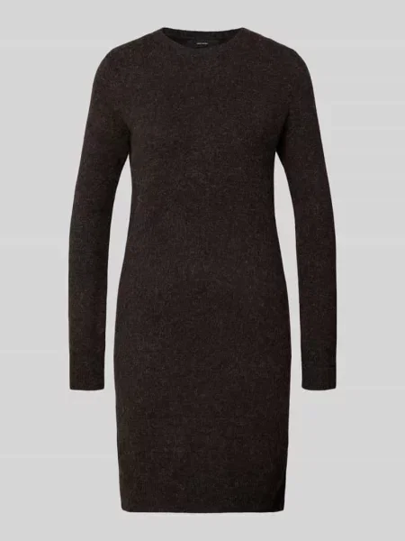 Sukienka z dzianiny o lejącym kroju z długim rękawem model ‘DOFFY’ Vero Moda