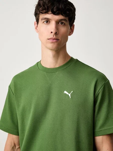 Puma футболка з бавовною Essentials Elevated