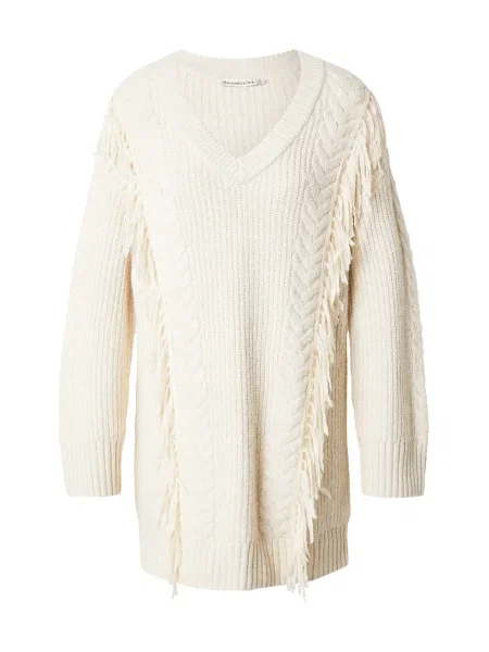 Abercrombie & Fitch Rochie tricotat crem