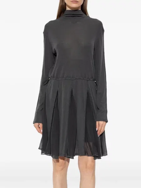 Rochie mini Diesel din șifon gri