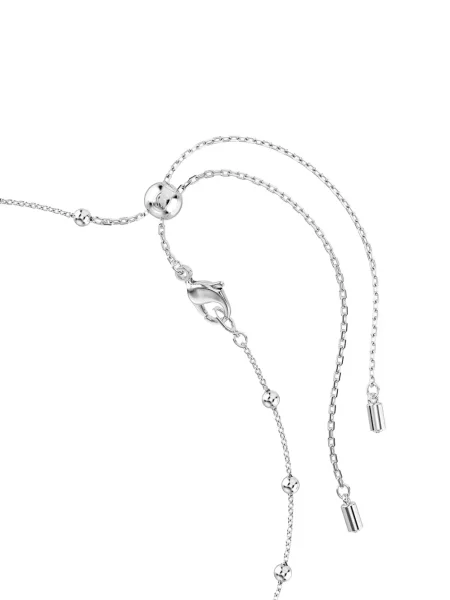Brăţară Swarovski cu mărgele argintiu