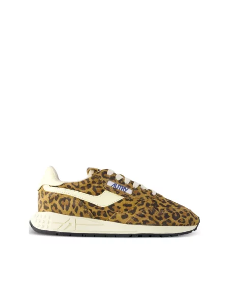 Sneakersy Autry skórzane brązowe