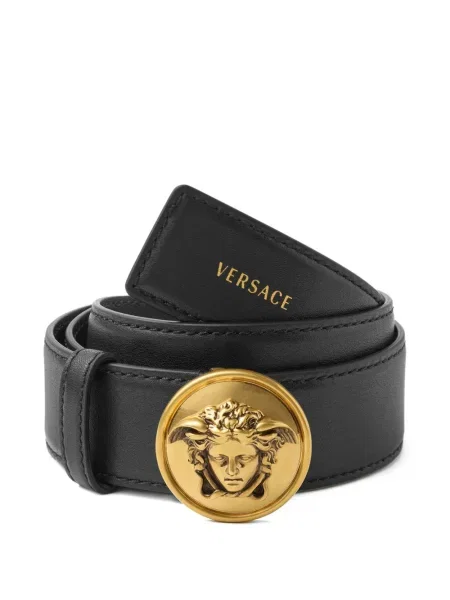 Curea Versace din piele negru