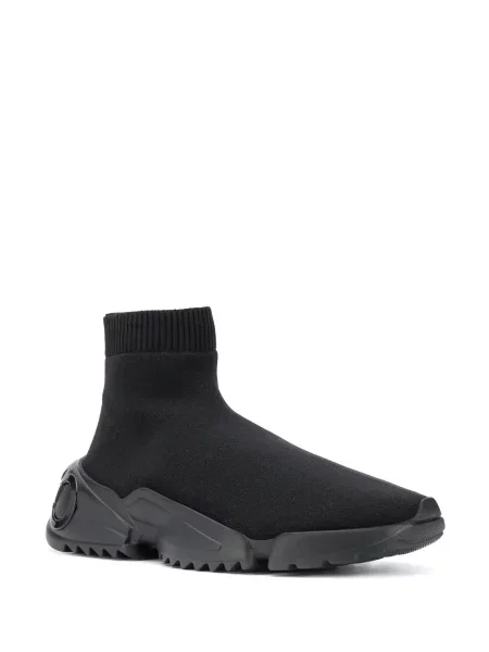 Sneakerși Ferragamo tricotate negru