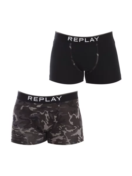 Zestaw majtek Replay czarny