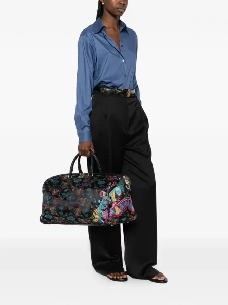Geantă Sprayground cu imagine negru