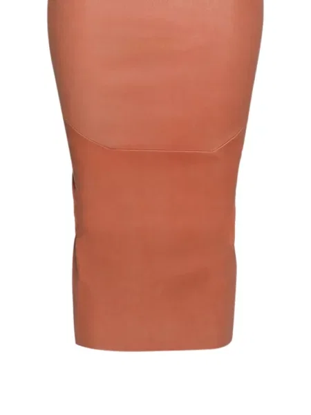 Fustă midi Rick Owens portocaliu