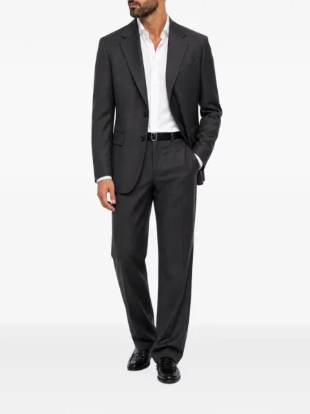 Cu centură pantaloni Lardini gri
