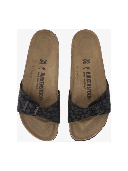 Klapki Birkenstock skórzane czarne