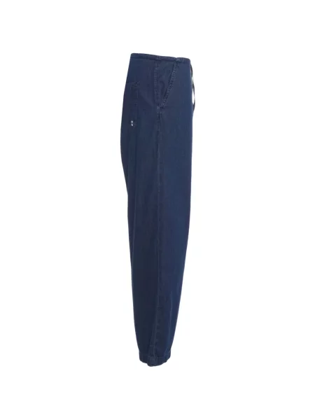 Blugi Icon Denim cu cordon albastru