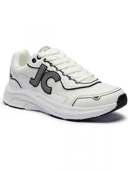 Just Cavalli Sneakers Fondo Biot Dis 1 alb
