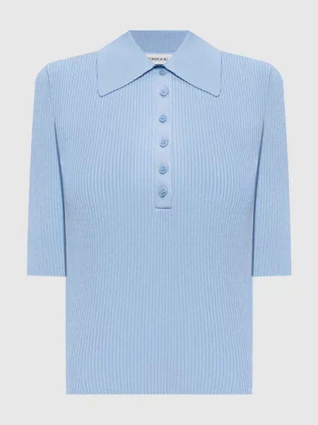 Поло Simkhai голубое