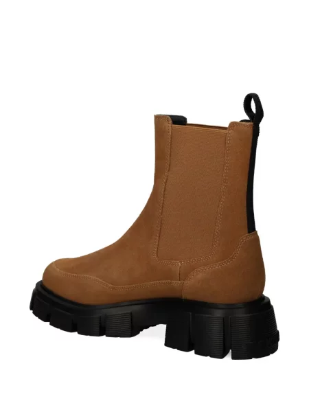 Botine Love Moschino cu imagine maro