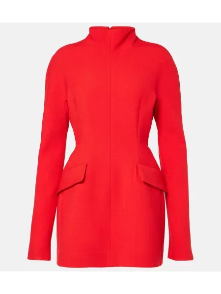 Rochie Sportmax de lână roșu