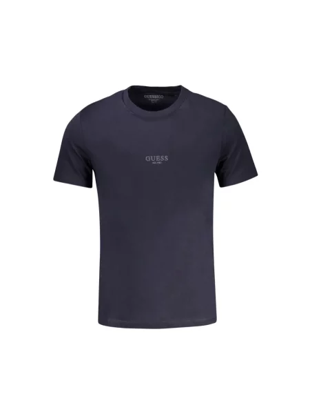 Guess T-Shirt Granatowy niebieska