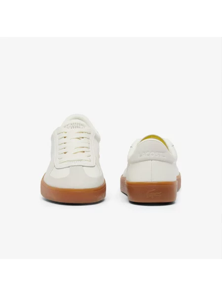Lacoste Skórzane Sneakersy Baseshot Pro beżowy