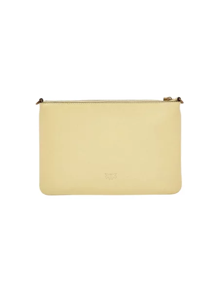 Rucsac Pinko din piele fără toc clasic bej