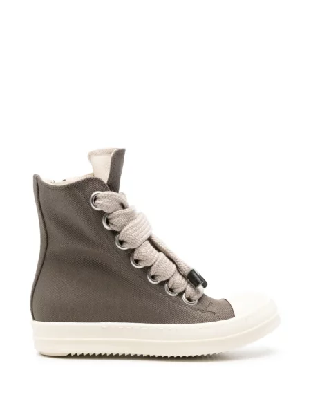 Sneakerși Rick Owens Drkshdw din dantelă gri
