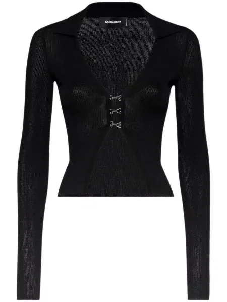 Cardigan Dsquared2 tricotate negru