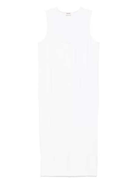 Sukienka midi Khaite do kolan garniturowa biała