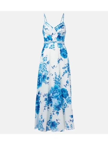 Rochie maxi Poupette St Barth de costum albastru