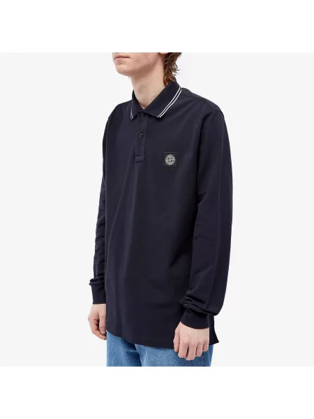 Koszulka polo Stone Island niebieska