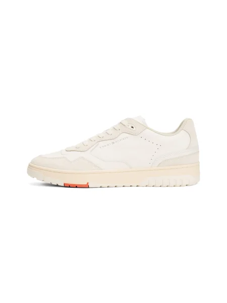 Tommy Hilfiger Sneakers Th Basket Better Mix Écru bej