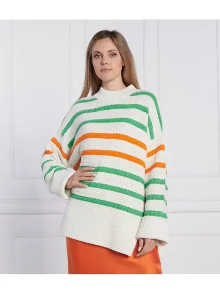 Samsøe Samsøe Pulover | Relaxed fit | cu adaos de in