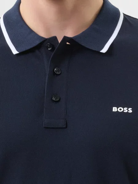 Поло Boss синє