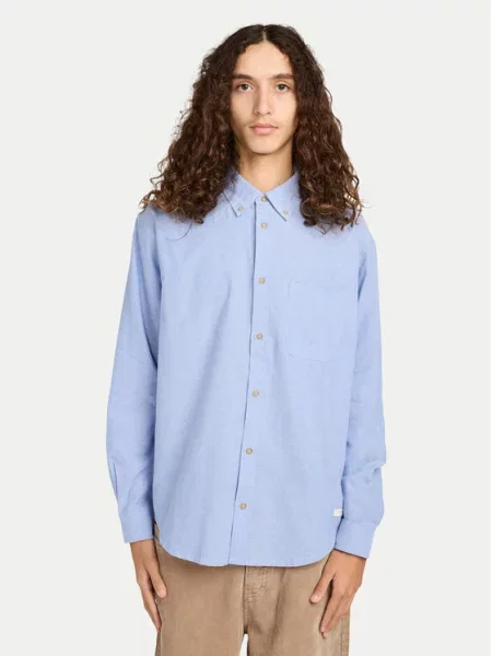 Element Сорочка Button Down Regular Oxford Голубий