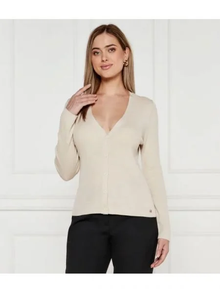 Marc Cain De lână cardigan bej