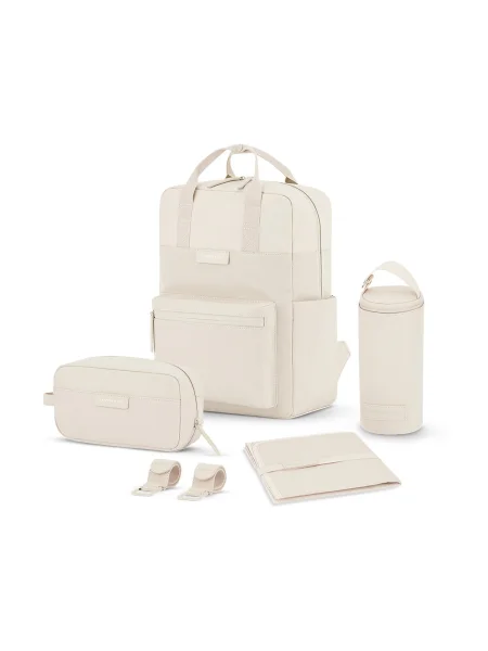 Kapten & Son Rucsac Bergen Pro Diaper deschis bej