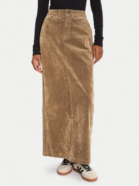 Adidas Fustă maxi Adibreak maro