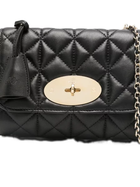Ватиран чанта Mulberry черно