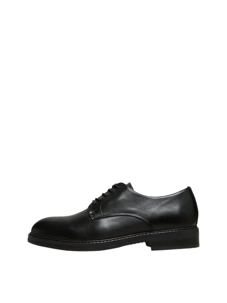 SELECTED HOMME Pantofi cu șireturi SLHBLAKE' negru
