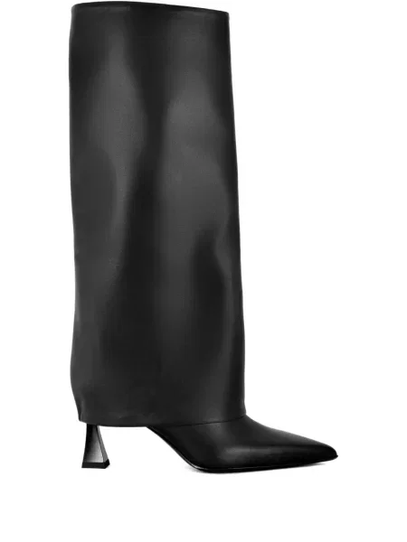 Кожени ботуши Sergio Levantesi черно