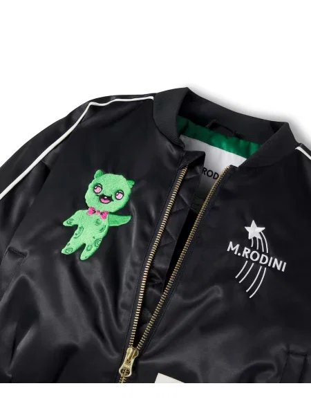 Gyerek dzseki Mini Rodini fekete