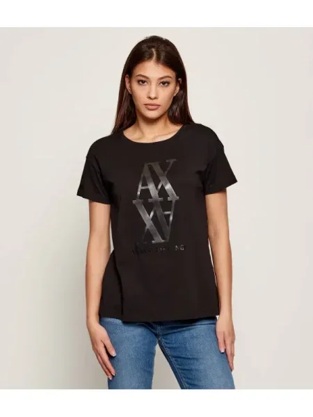 ARMANI EXCHANGE Tricou negru
