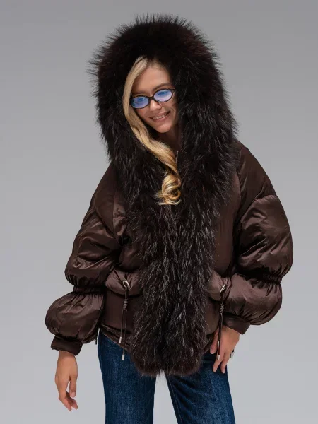 Пуховик Vo-Tarun коричневий