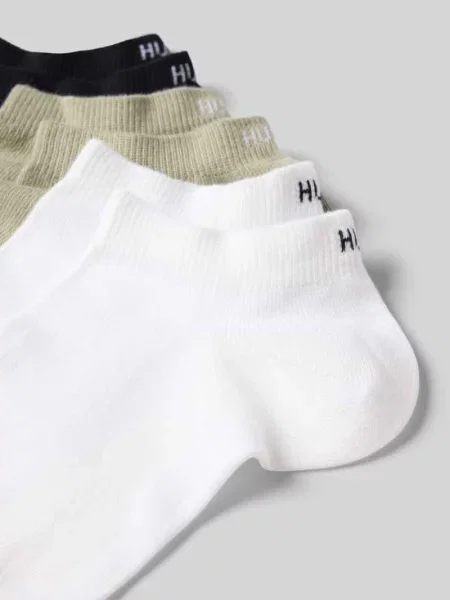 Skarpety do sneakersów z mieszanka bawełny w zestaw 6 par model AS UNI CC Hugo zielone