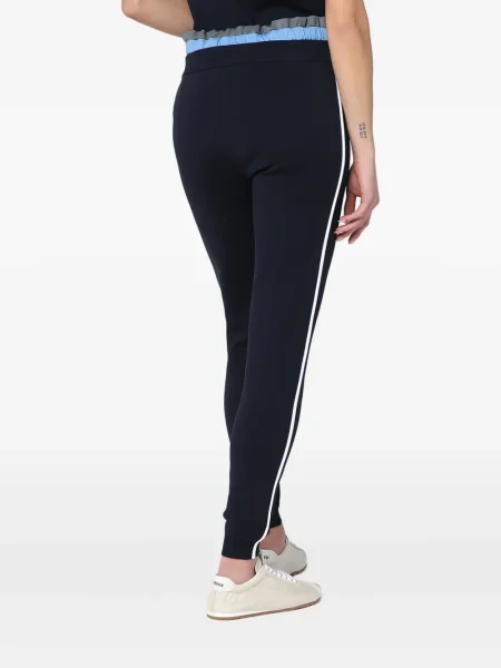 Pantaloni Miu Miu cu dungi albastru