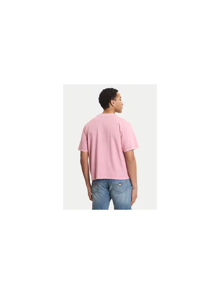 Guess Jeans Majica Regular Fit roza