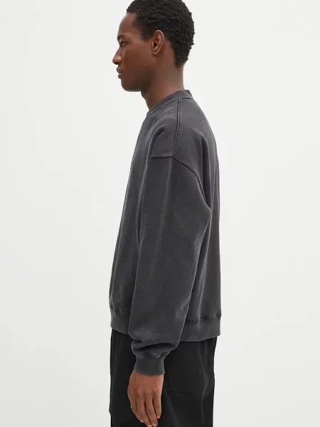 Axel Arigato bluza Distort Washed Sweatshirt z nadrukiem czarny